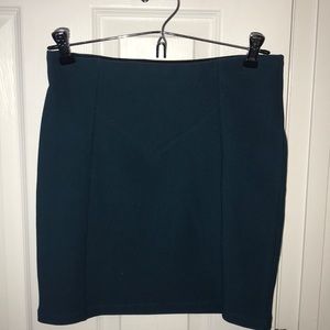 Blue/Green pencil skirt